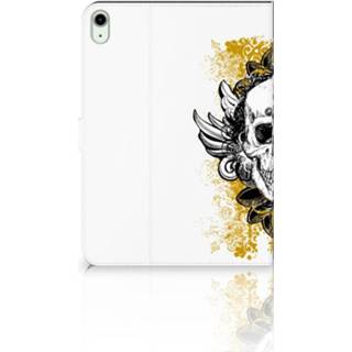 👉 Tablettas goud Tablettasje iPad Air (2020/2022) 10.9 inch Skull 8720632201836