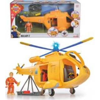 👉 Helikopter jongens kleurrijk Simba Brandweerman Sam Wallaby II met Figuur 4006592081638