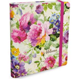 👉 Adresboek large active Peter Pauper Peony Garden - A5 (large) 9781441336125