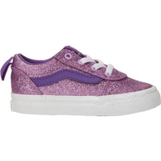 Vans TD Ward  Glitter Sidewall Purple Sneaker  Paars