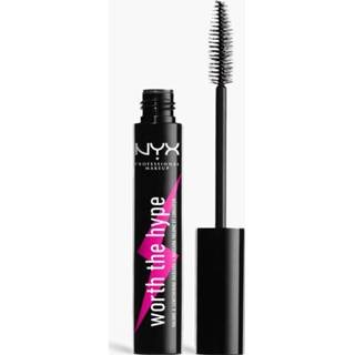 👉 Mascara zwart One Size Nyx Professional Makeup Worth The Hype Volumizing & Lengthening Mascara, Black