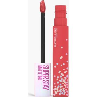 👉 Lippenstift purper One Size Maybelline Superstay Matte Ink Liquid Lipstick, Birthday Edition - Show Runner, Purple