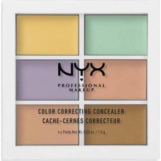 👉 Concealer One Size Nyx Professional Makeup 3C Colour Correcting Palette Concealer- 3 In 1 Cream Palette, 4