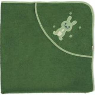 👉 Badhanddoek groen biologisch katoen jongens Sterntaler Kinni uni donkergroen 100 x cm 4055579814417
