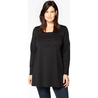👉 Tuniek flare knopen COTTON 38/40 black