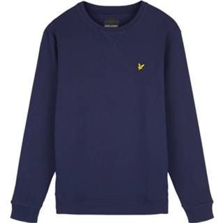 👉 Sweater active m blauw Lyle&Scott Ronde Hals Donkerblauw 5054783387501