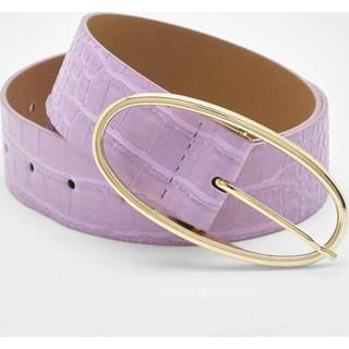 👉 Riem PU One Size lilac Krokodillen Riem,