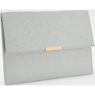 Glitter Handtas Met Flap, silver zilver One Size GZZ1252716335 Handtas zilver One Size Glitter Met Flap, Silver