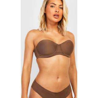 👉 Strapless Beha Met Volle Cup, Chocolate