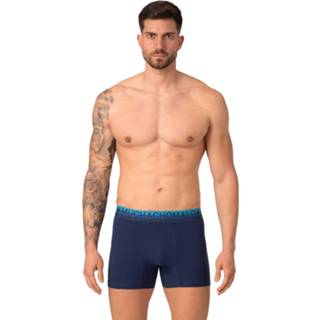 👉 Boxershort katoen s mannen blauw Heren 3-pack boxershorts effen 8720594033476