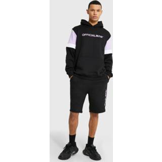 👉 Tall Official Colour Block Trainingspak Met Shorts, Purple