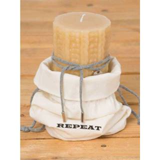 👉 Kaars original vrouwen met kabel patroon en cadeauzakje 8717989001844