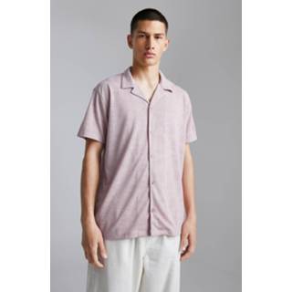 Jersey Jacquard Palm Print Overhemd, Multi