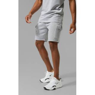 Grijs XL grey marl mannen Man Active Cargo Shorts,