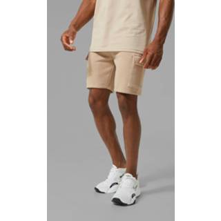 👉 Man Active Cargo Shorts, Taupe