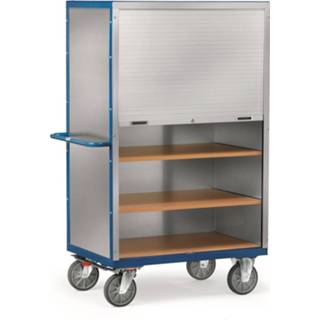 👉 Etagewagen aluminium active Fetra 5693 - met jaloeziedeur Laadvlak 1200 x 750 mm 4017976019246