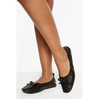 👉 Ballerina Schoenen Met Ruches, Black