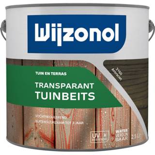 👉 Tuinbeits transparant antraciet active Wijzonol - 3160 2,5L 8712952085340