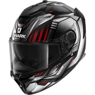 👉 Zwart zilver m active Shark Spartan Gt Replikan Mat Bcl. Micr. Black Chrom Silver Kus 3664836605074