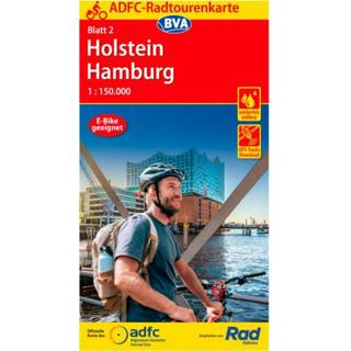 👉 Fietskaart BVA Bikemedia - Holstein Hamburg 17. Auflage 2021 9783969900765