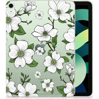 👉 Siliconen hoesje IPad Air (2020/2022) 10.9 inch Dogwood Flowers 8720632421609