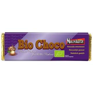 👉 Chocoladereep eten Molenaartje Bio Puur Praliné 8711812923235