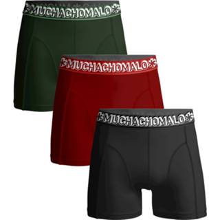 👉 Boxershort rood mannen s katoen Heren 3-pack boxershorts effen 8718168996425