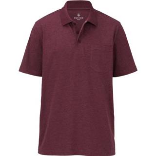👉 Poloshirt gemêleerd mannen berry met een borstzak Boston Park 4055708628366 4055708617667