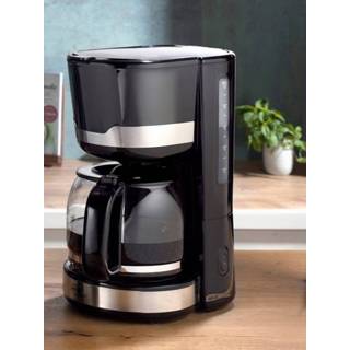 👉 Koffiezetapparaat zwart zilverkleur unisex 'Black Line KME-900.15', voor 12 kopjes ELTA Zwart/Zilverkleur 4260427672310
