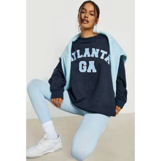 👉 Oversized Atlanta Trui, Gebrand Oranje