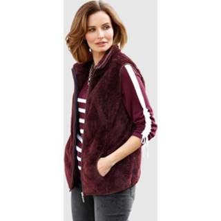 👉 Bodywarmer kunstvezels effen vrouwen berry van heerlijk zacht materiaal Paola 4055708549500 4055708546868