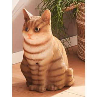👉 Bewegingsmelder bruin grijs unisex Kat 4043557227328