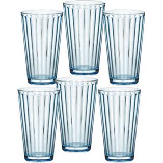 👉 Longdrinkglas blauw unisex lichtblauw Set van 6 longdrinkglazen Lawe Ritzenhof & Breker 4006344807011