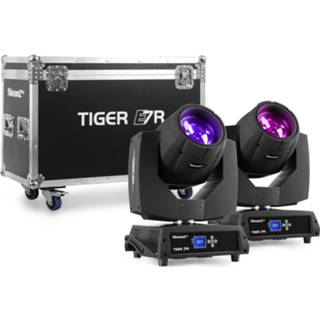 👉 Flightcase wit BeamZ Professional 2x Tiger E 7R MKIII moving head in 8715693334180