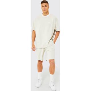 👉 Velours s sand Oversized Set Met Shorts Biezen,