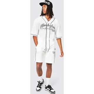 👉 Ecru l Baggy Honkbal Shorts Set,