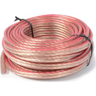 👉 Luidspreker kabel active transparant PD Connex 1,5mm² luidsprekerkabel - 10 meter 8715693256215