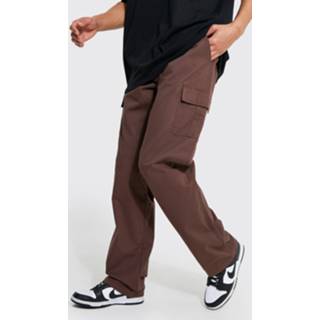 👉 Tall Baggy Cargo Broek, Chocolate