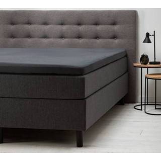 👉 Topper hoeslaken antraciet Comfort - Jersey Koopjedeal De beste Deals & Dagaanbiedingen 8719909036370