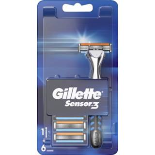 👉 Mes Gillette Sensor3 Scheersysteem incl 6 mesjes 7702018550807