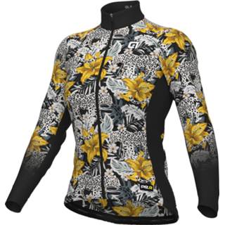 👉 Damesshirt m active wielershirt vrouwen ALÉ met lange mouwen Hibiscus damesfietsshirt mouwen, Maat 8055528437960