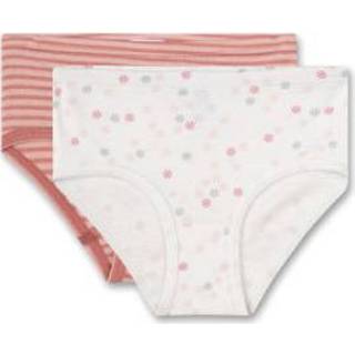 👉 Panty's roze wit biologisch katoen kindermode meisjes Sanetta Panty roze/ uit white 4060972830155