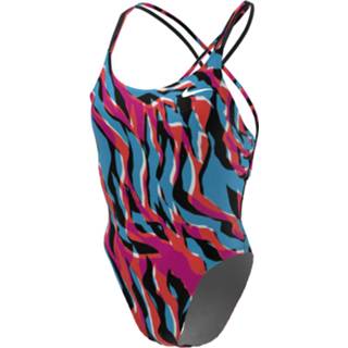 👉 Nike Womens Hydrastrong Multi Print  Swimsuit - Spiderb - Badpakken