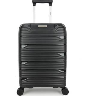 👉 Spinner zwart polypropyleen explorer Decent Handbagage Koffer 55 Black 8720512161588