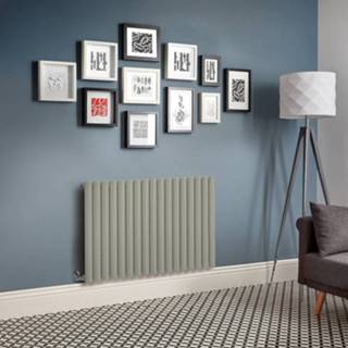 👉 Design radiatoren groen donkergroen staal modern CE muur revive elektrisch Radiator Horizontaal 63,5cm Hoog (Sage Leaf Green) | Keuze Afmeting en Opties voor Thermostaat Kabelafdekking 5059803161703