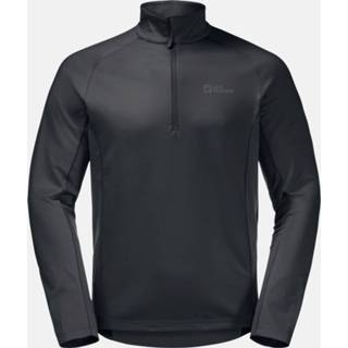 👉 Fietsshirt grijs mannen donkergrijs Jack Wolfskin Morobbia Half-Zip 4064993564365 1653981365652