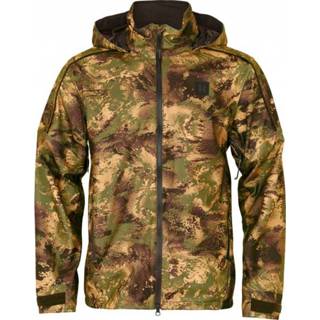 👉 Härkila - Deer Stalker Camo HWS Jacke - Regenjas maat 50, bruin