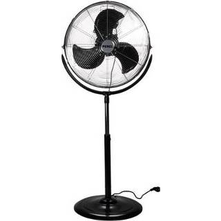 👉 Staande ventilator zwart metaal active Perel - -Ø 45 Cm 6095801997936