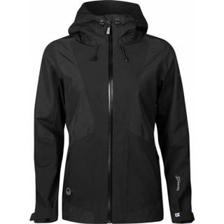 👉 Halti - Women's Vaara W Recy DX Shell Jacket - Regenjas maat 46, zwart