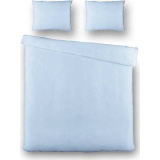 👉 Presence Plain Percale - Licht Blauw Dekbedovertrek 2-persoons (200 x 240 cm + 2 kussenslopen) Dekbedovertrek